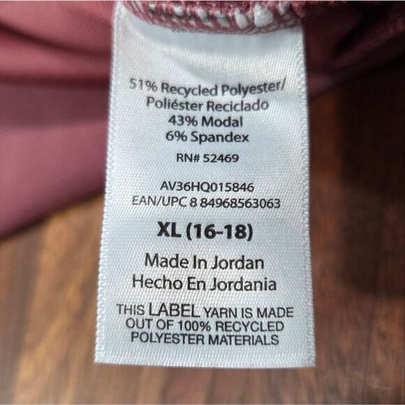 Avia Quarter Zip Pullover Drop Shoulder Crop Length Size XL 16-18 - Picture 6 of 8